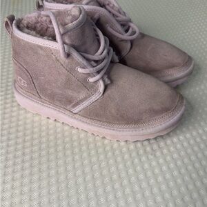 UGG Light Pink Suede Boots